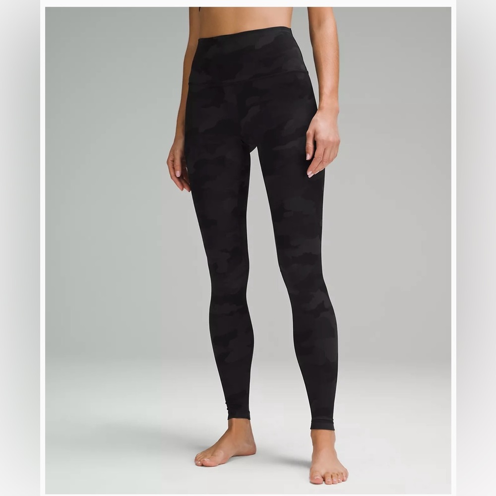Black camo lululemon leggings